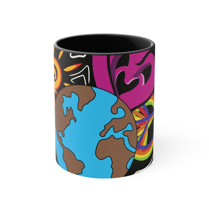 Earth Day 2024 Accent Coffee Mug, 11oz