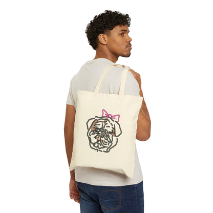 Lana-Del-Raybees Cotton Canvas Tote Bag