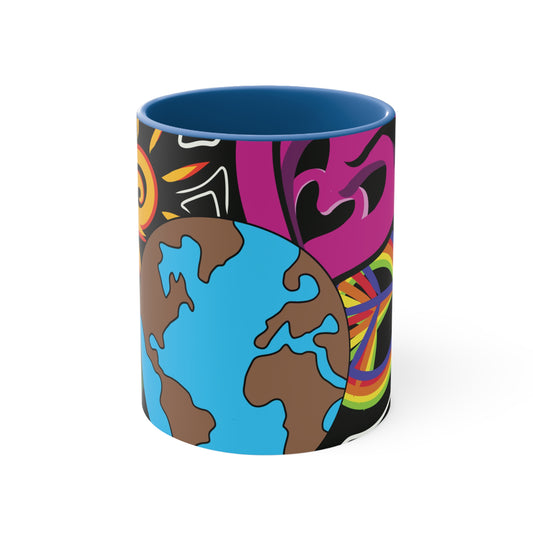 Earth Day 2024 Accent Coffee Mug, 11oz